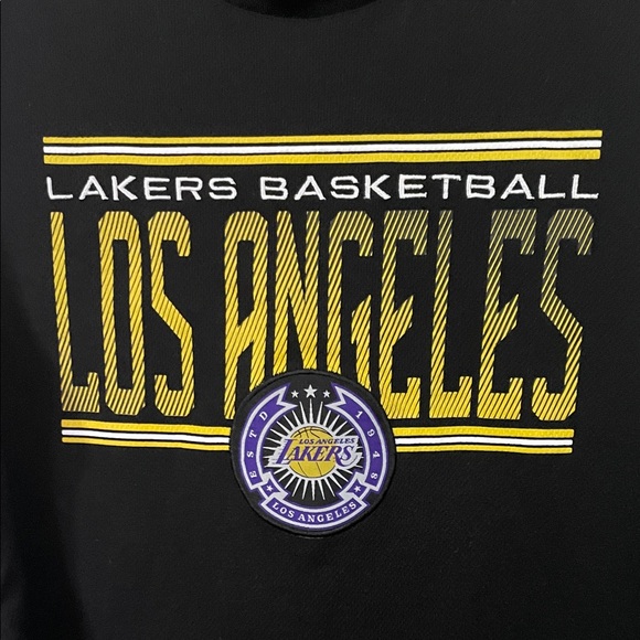NBA Black and Yellow Los Angeles Lakers LeBron James Basketball Tank Top. Size S - Picture 5 of 7